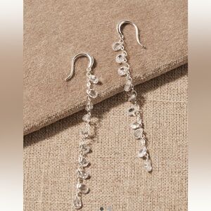 ANTHROPOLOGIE Serefina Juneau Crystal Drop Earrings